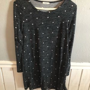 Charcoal gray dress/tunic